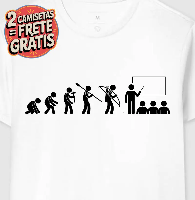 Camiseta Evolução