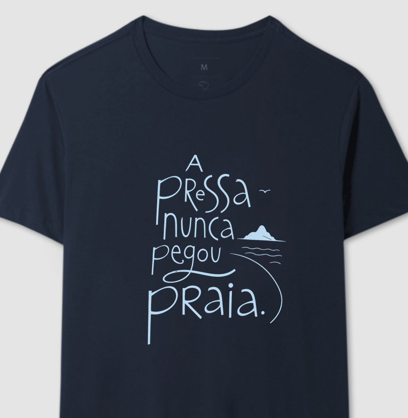 A PRESSA NUNCA PEGOU PRAIA