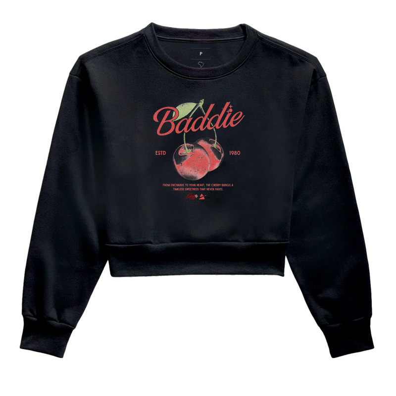 Baddie - Cropped Moletom