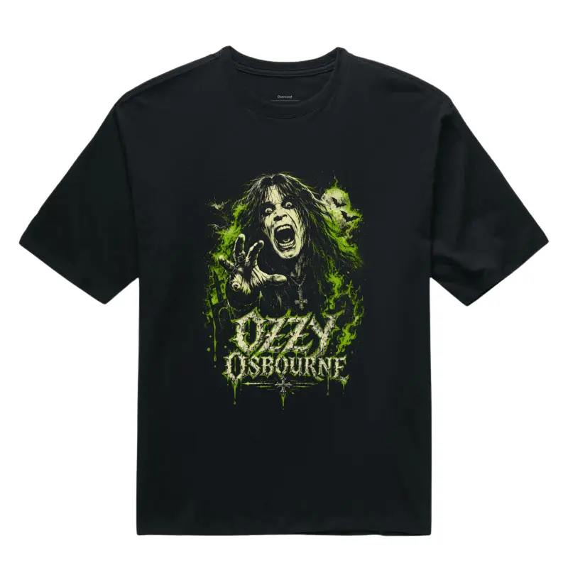 Camiseta Oversized Prince of Darkness
