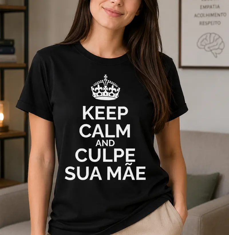 Keep Calm And Culpe Sua Mãe