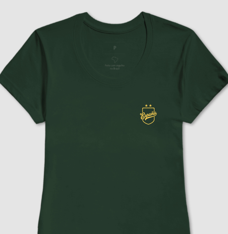Camiseta Feminina Espanha - "España Bi-Mundial"