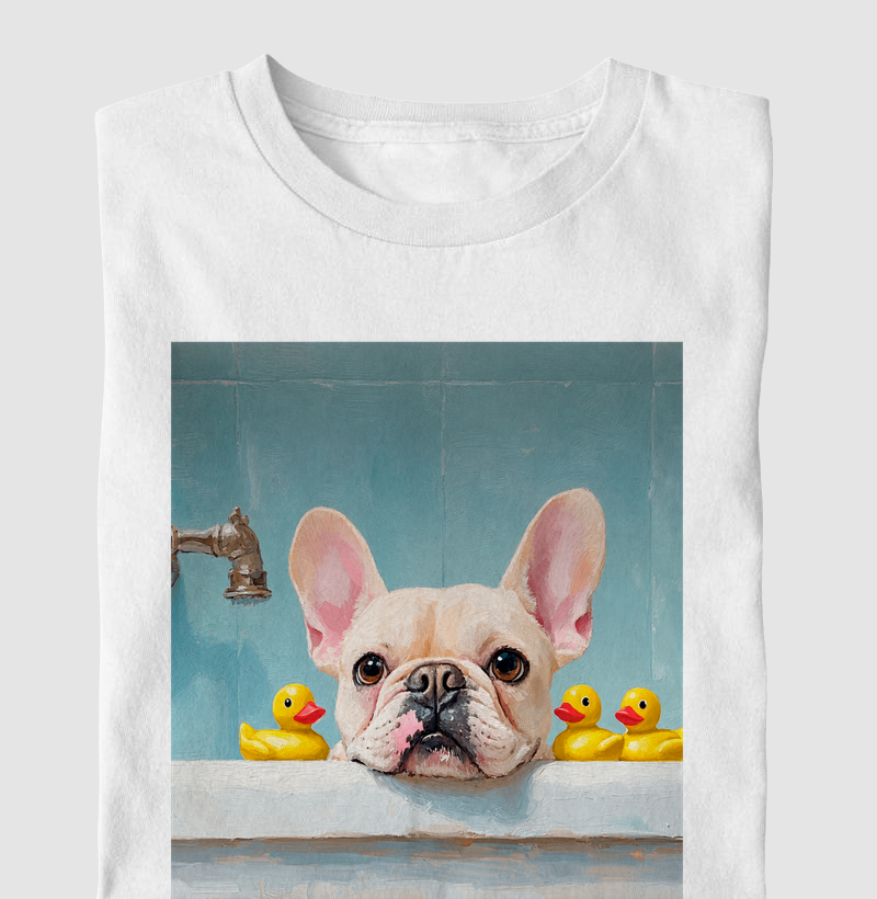 Frenchie Bath Time