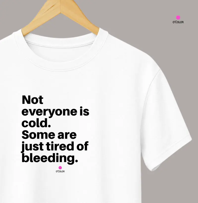 Nem todos são frios. Alguns só estão cansados de sangrar.