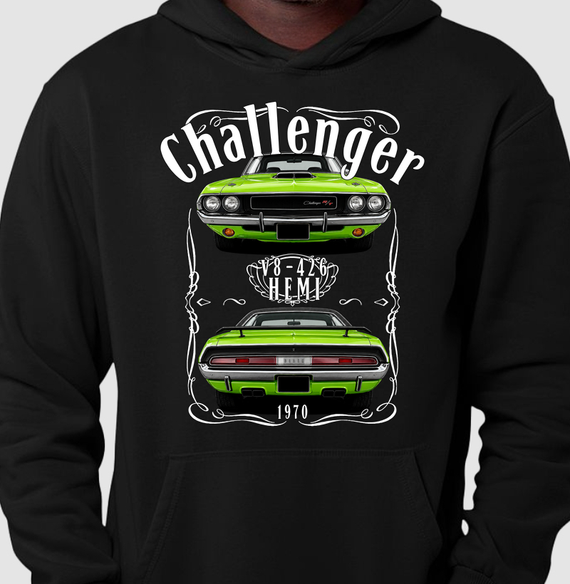 Moletom com capuz Challenger vintage