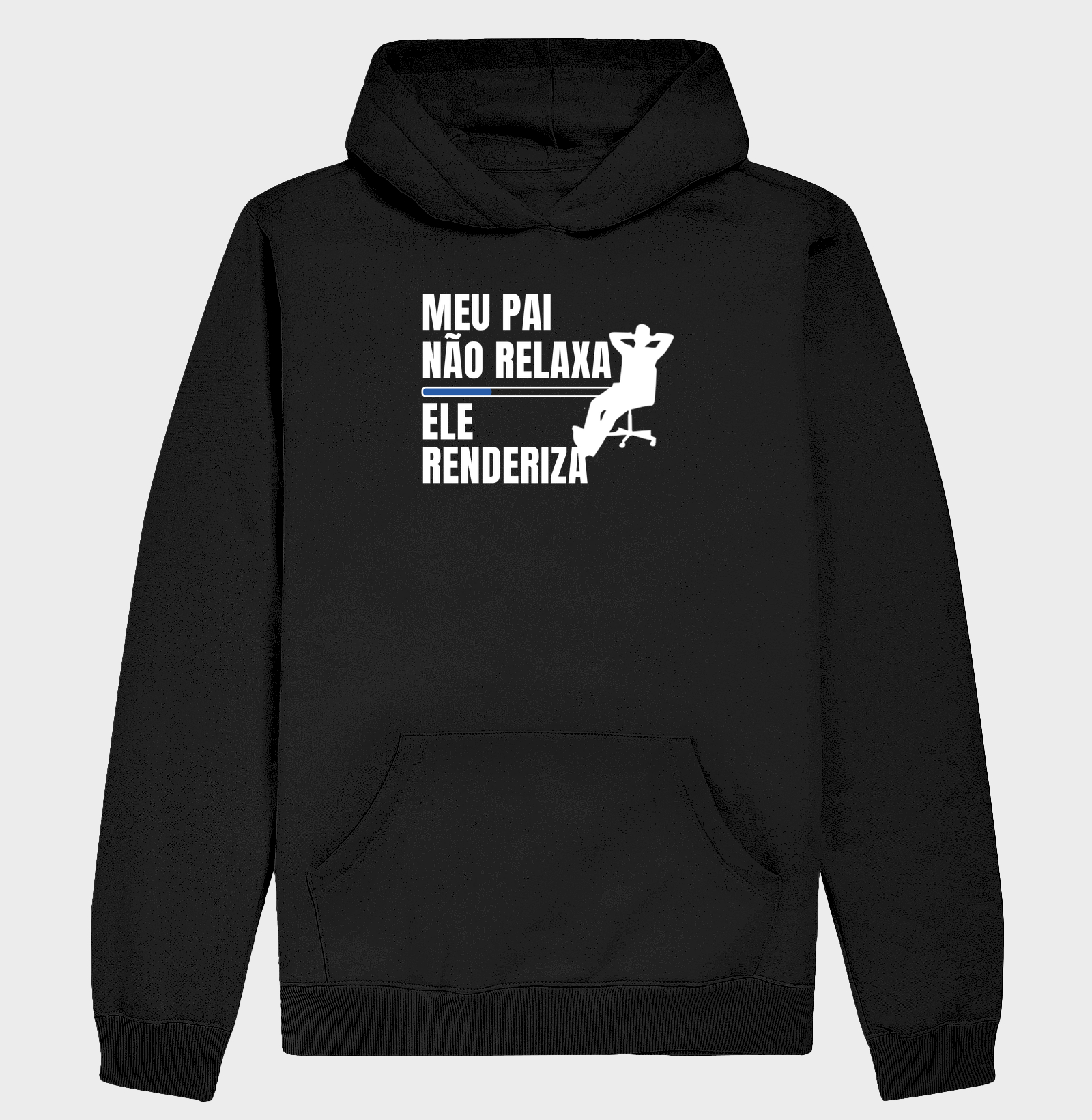 Meu pai não relaxa, ele renderiza.
