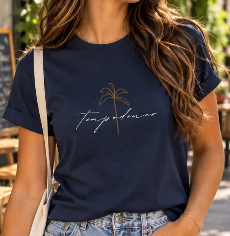Tempodemar, coqueiro - Camiseta