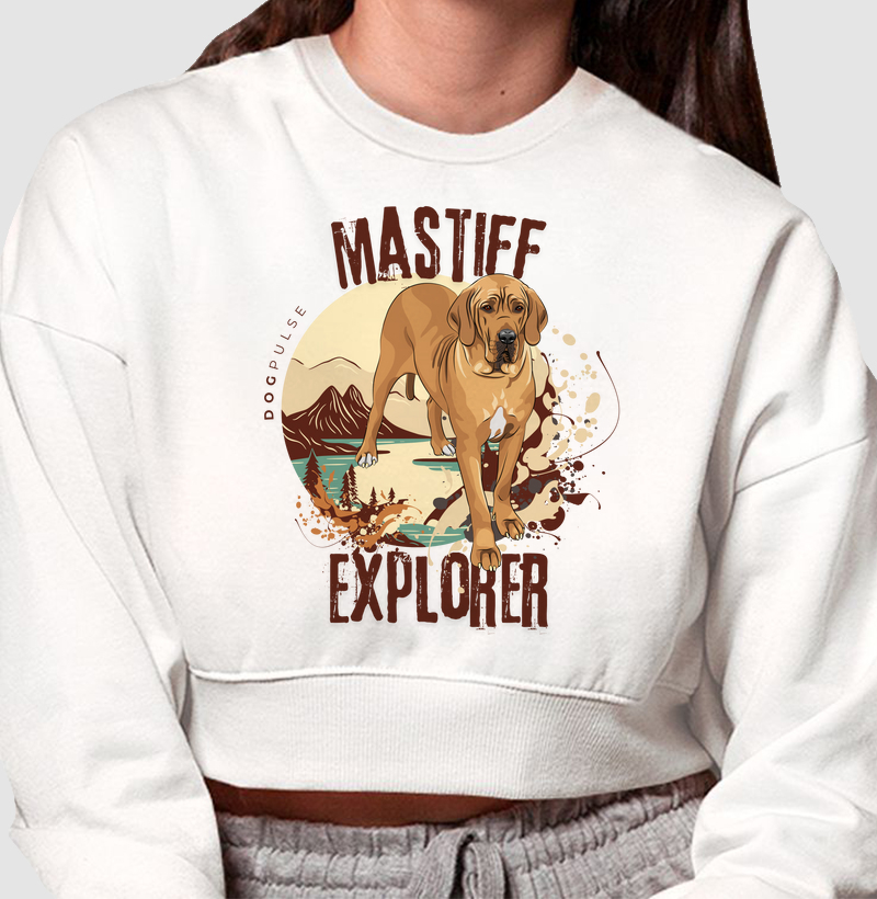 Cropped Moletom Dog Pulse Mastiff Explorer – Bold Strength