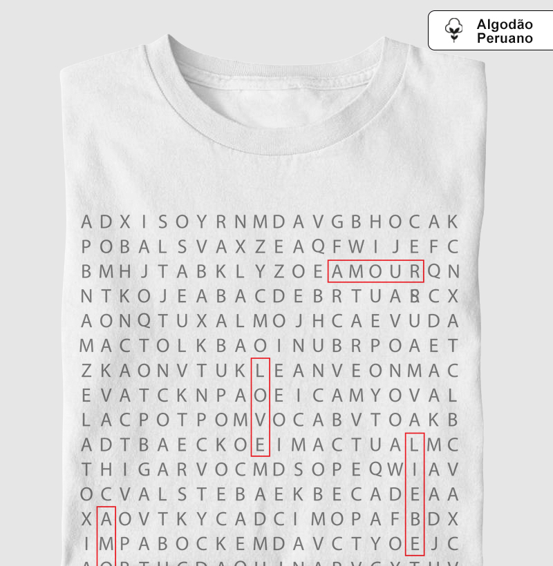 Palavras Cruzadas - Algodão Peruano
