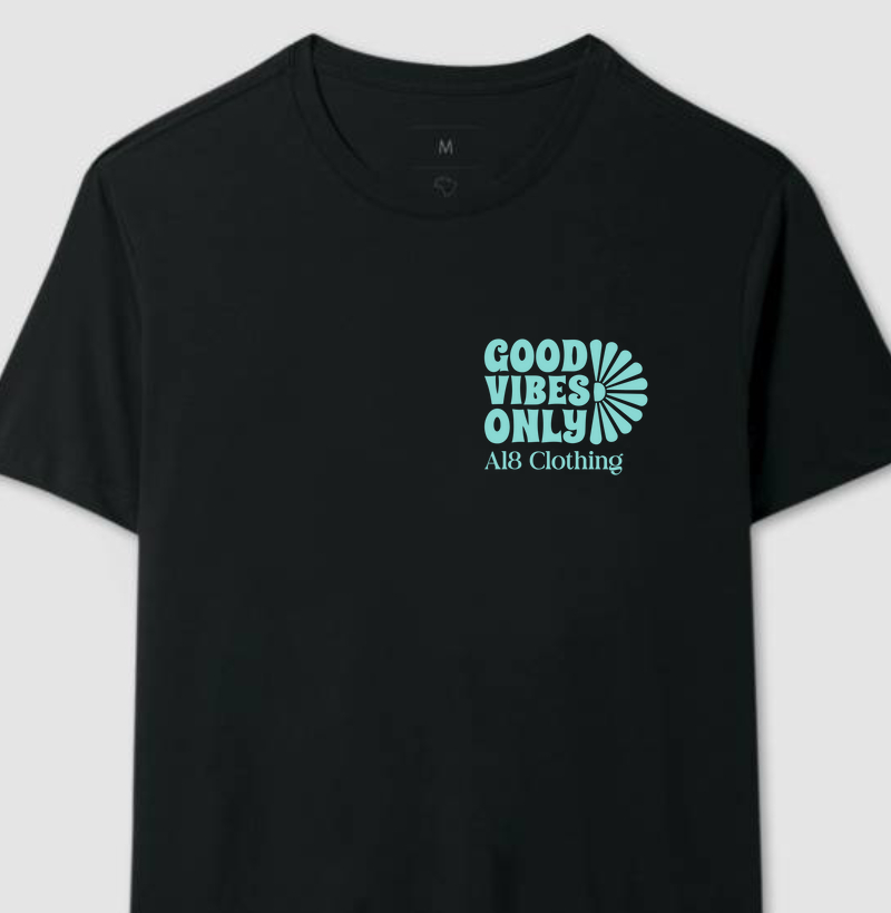 Camiseta Básica Good Vibes