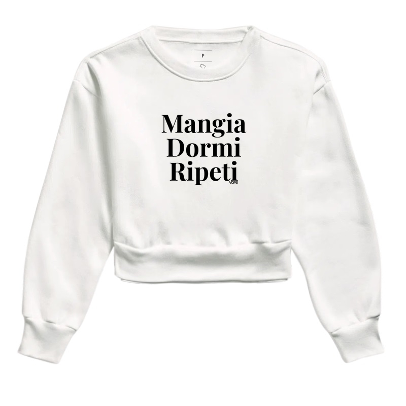 "Coma, durma, repita"