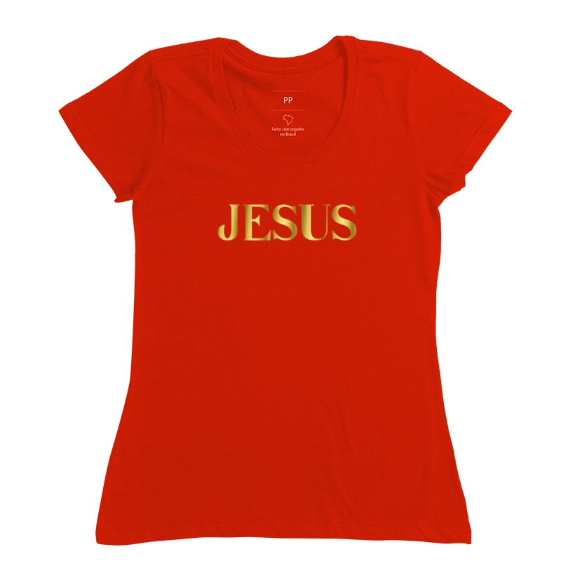 Feminina Jesus em Dourado
