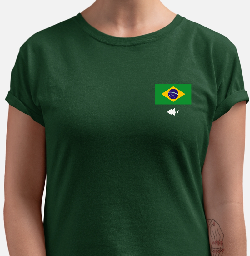 Bandeira Brasil Bolso - Feminina - #28646