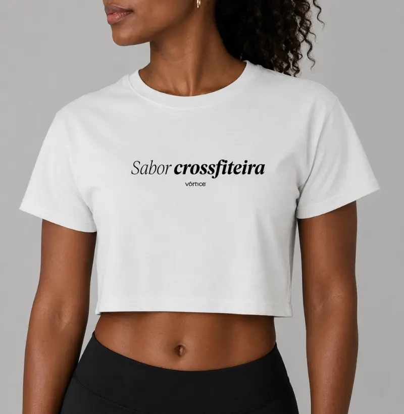 Cropped - Sabor crossfiteira