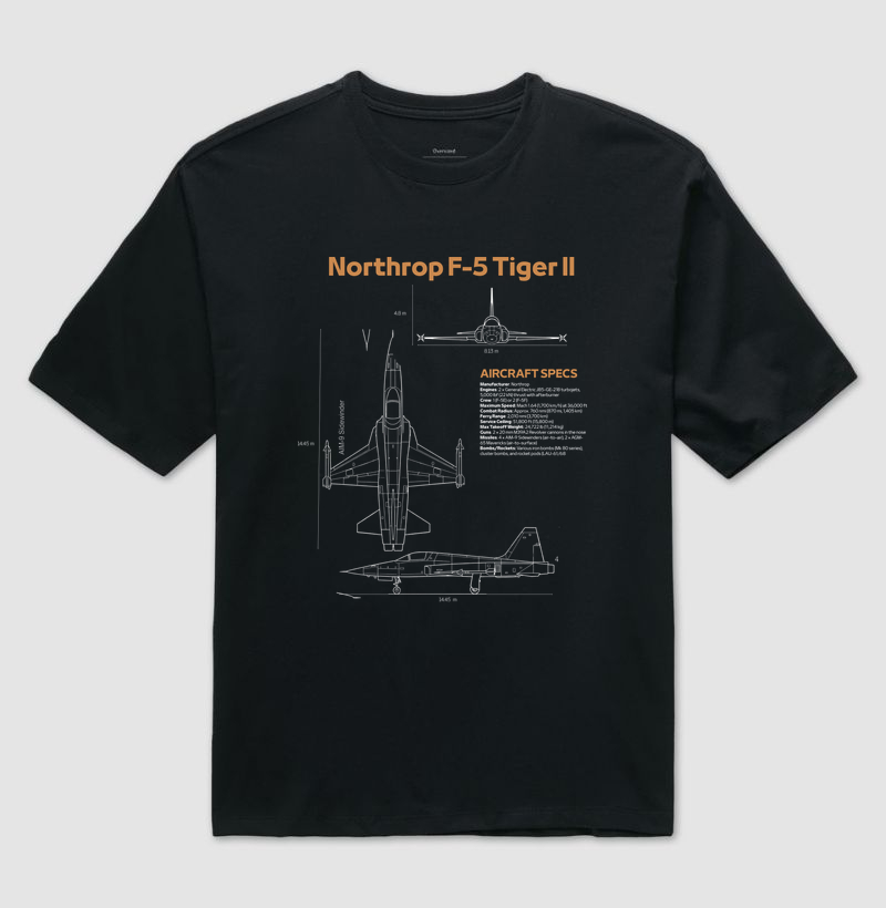 Northrop F-5 Tiger II - Blueprint