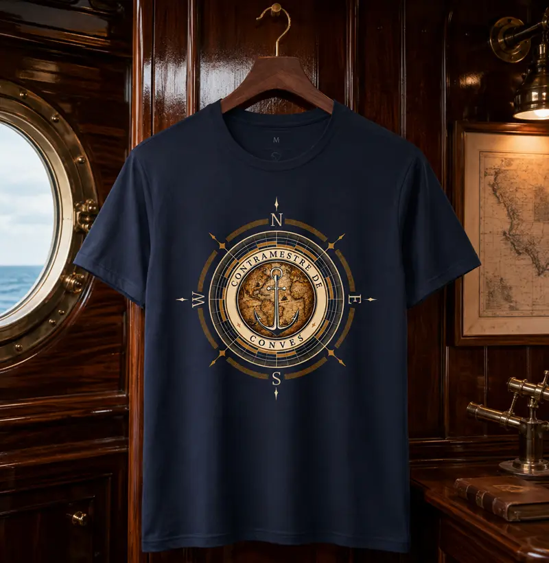 Contramestre de Convés - Carta de Bordo - Camiseta
