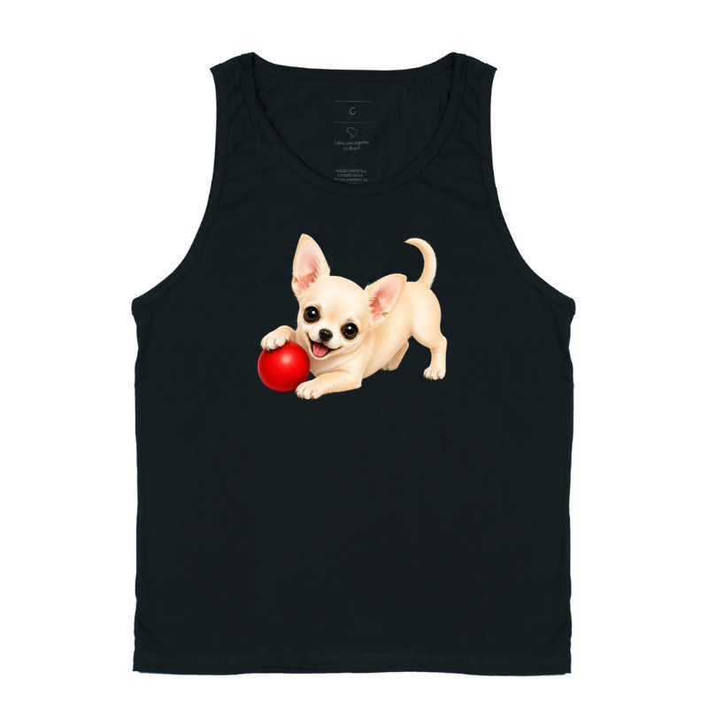Chihuahua Claro - Desenho Animado - Regata