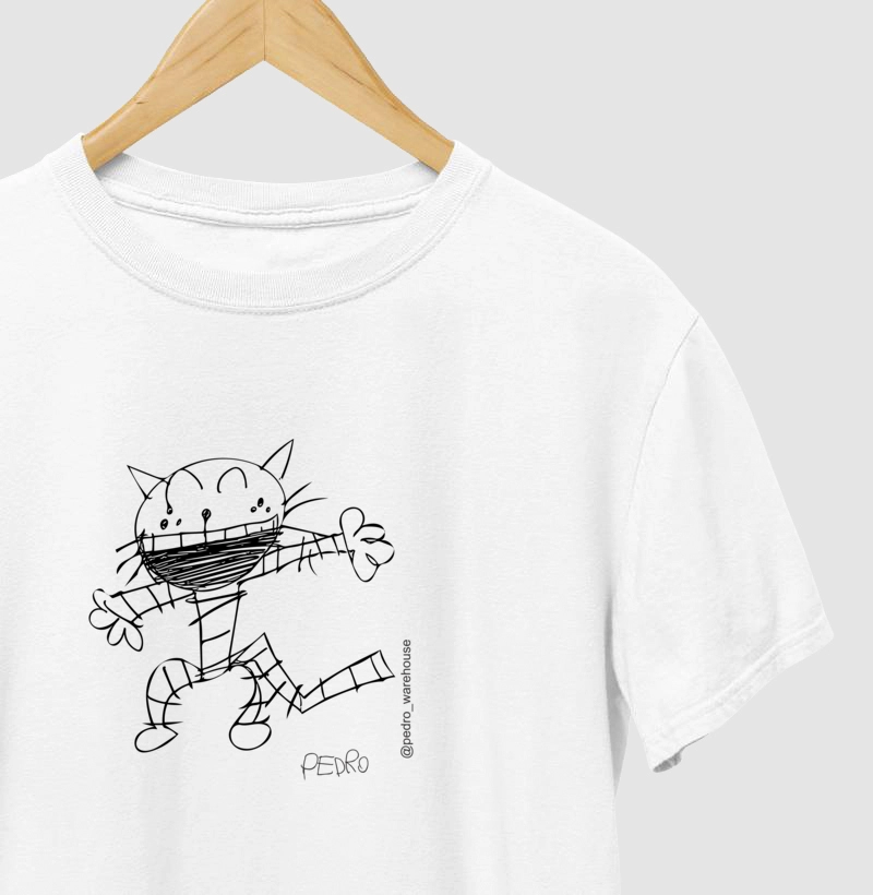 CAMISETA MASC/FEM - GATO PP