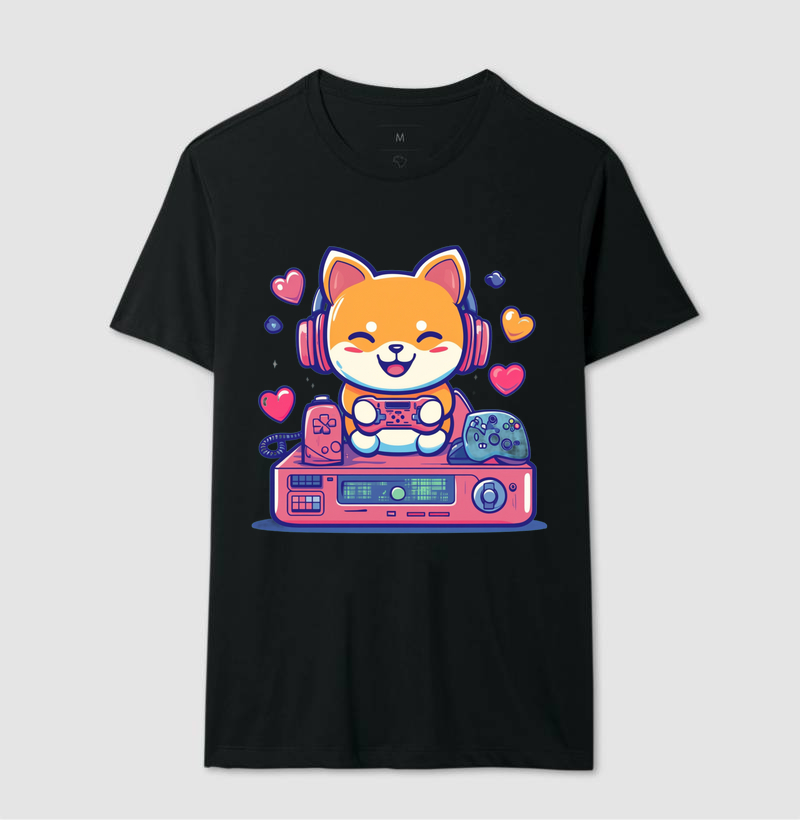 Camisa shiba inu gamer 1