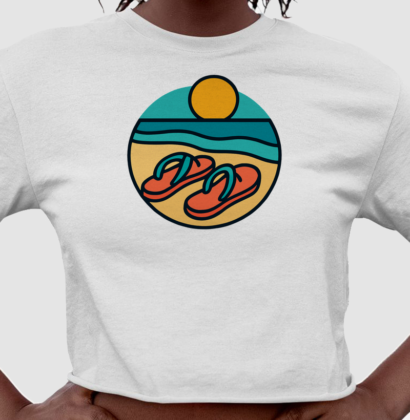 Cropped Chinelos da Orla | Posto80