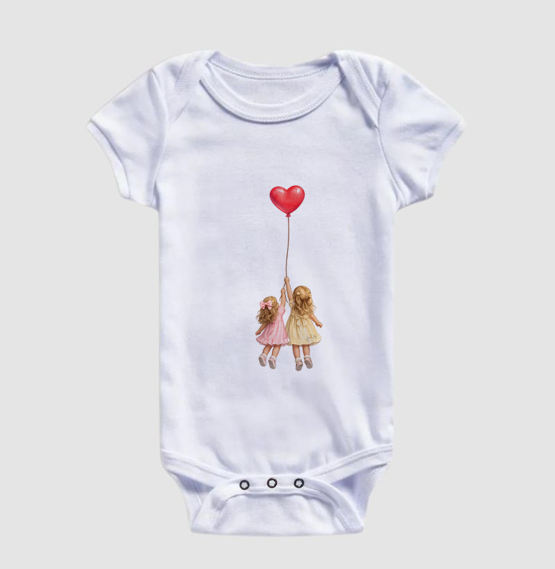 No coração da mamãe (2 meninas). 