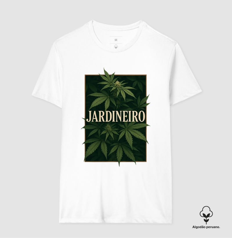 Camiseta algodão peruano - Jardineiro Leaf