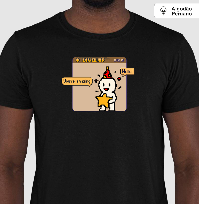 ❤️‍🔥 Camiseta You're Amazing —> USE o CUPOM "DINO20" (Masc./Fem.) - Camiseta Algodão Peruano