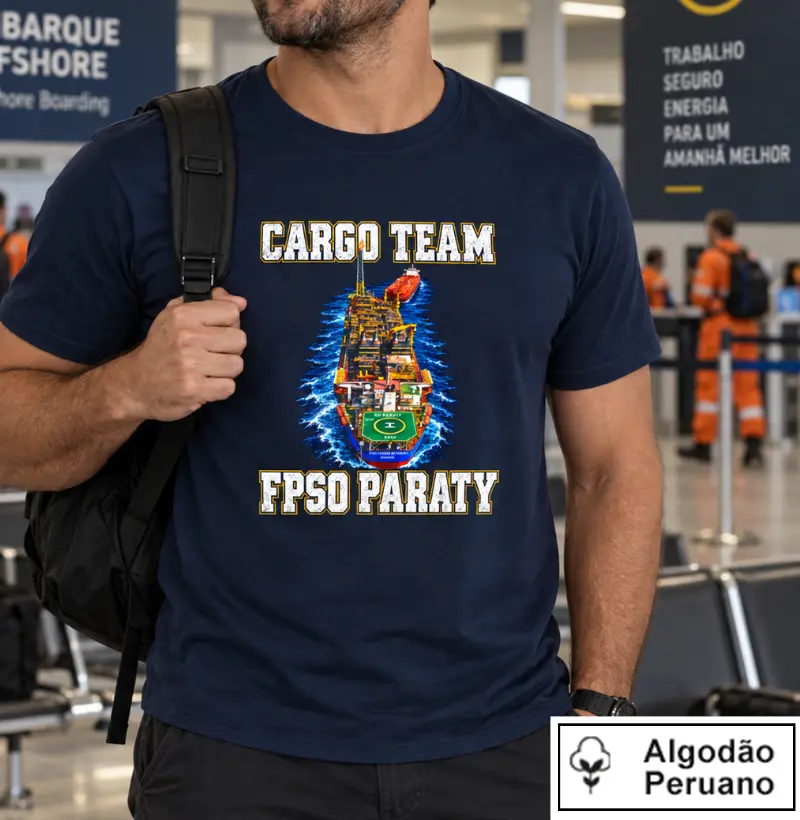 Cargo Team FPSO Paraty - Camiseta Algodão Peruano