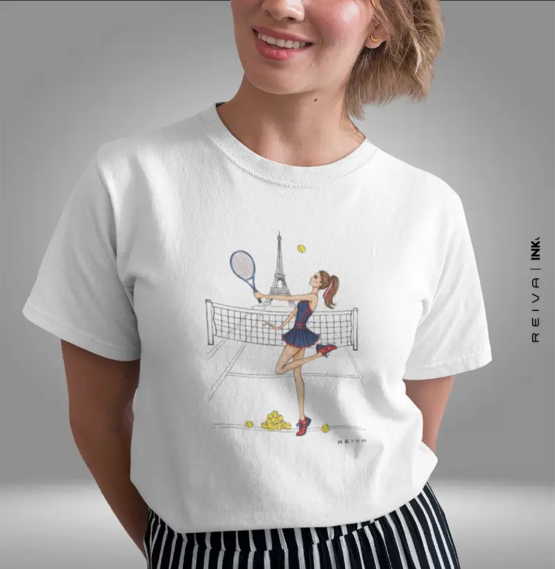 Camiseta Tênis em Paris: Charme do Grand Slam