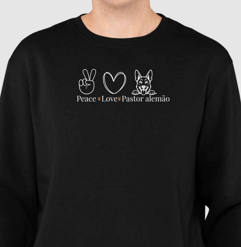 Peace / love / Pastor alemão