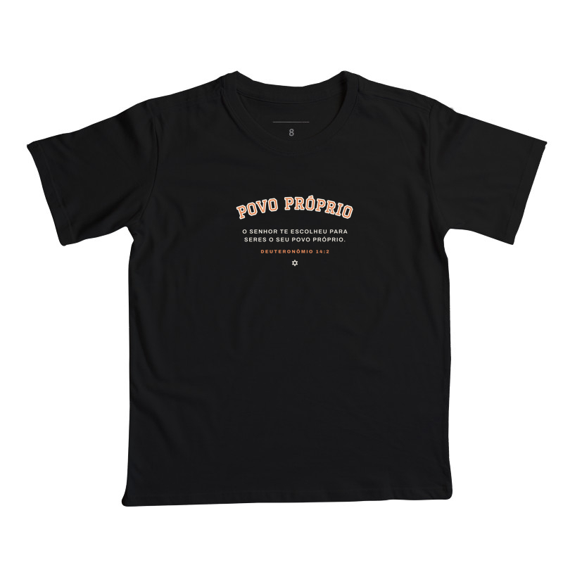 Camiseta Infantil Cristã Povo Próprio Israel Vivo