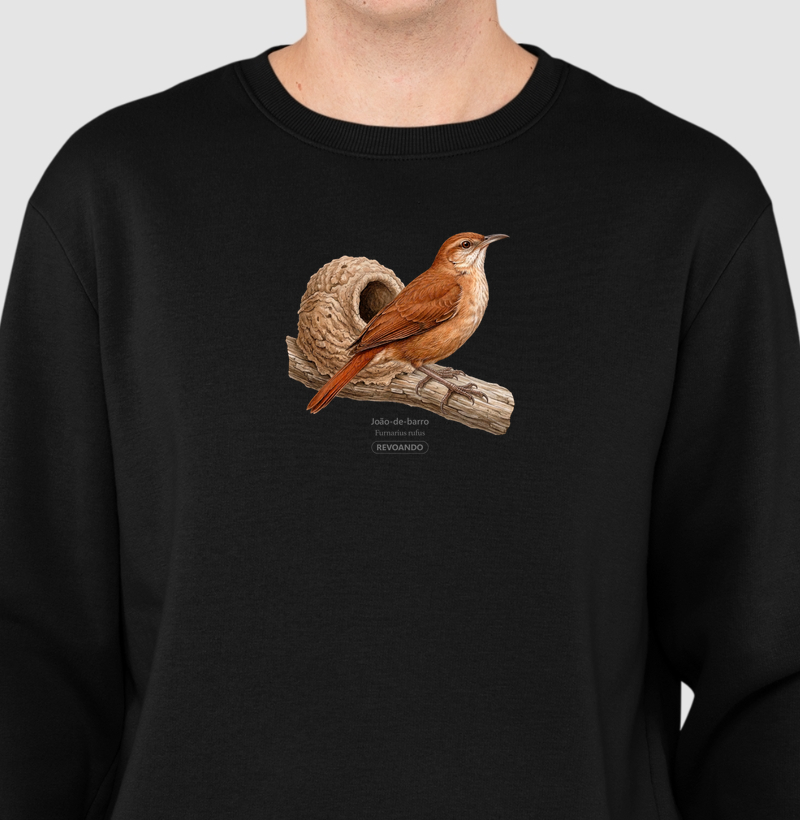 Traços Alados - João-de-barro - Moletom