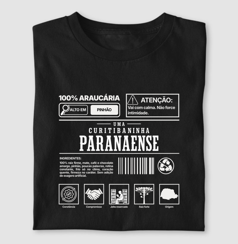 Curitibaninha Paranaense | Essencia PR - Camiseta