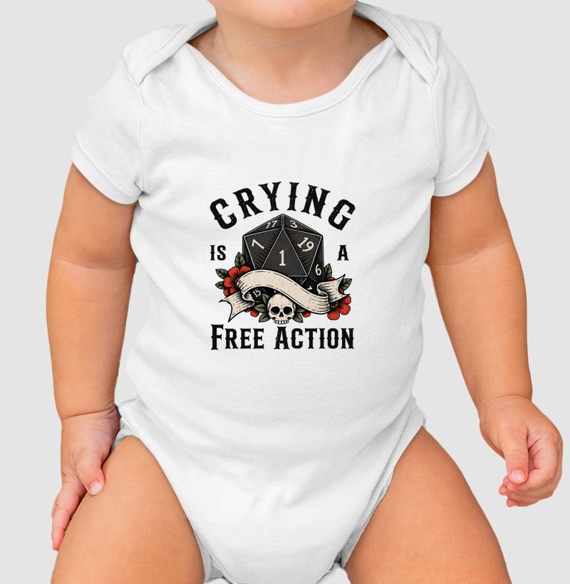 Crying is a Free Action