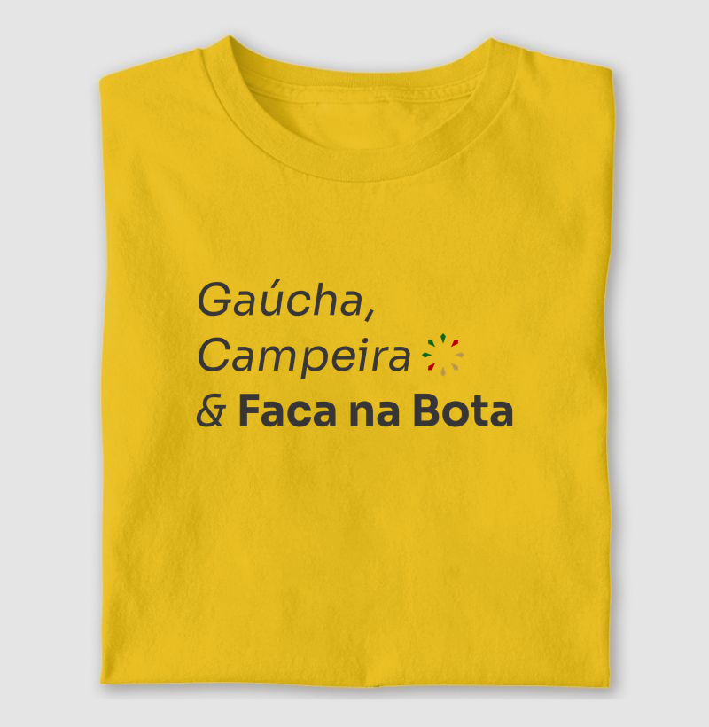 Camiseta Faca na Bota 