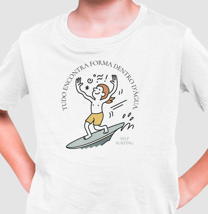 FORMA D'ÁGUA | Confecção Reserva 🦜 - Camiseta Infantil