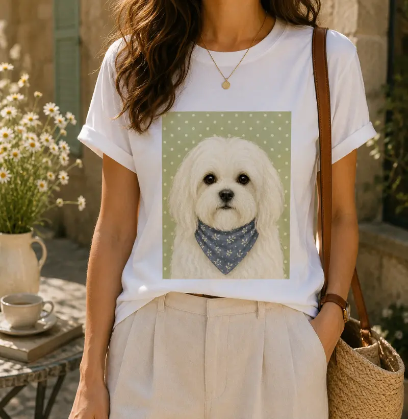 Maltese - Gentle Paws - Camiseta