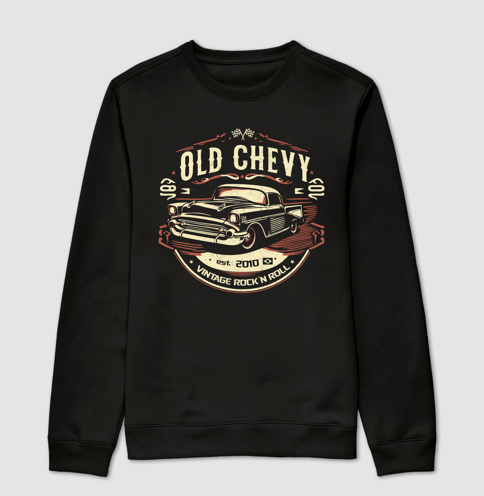The Original Cruiser | Garage Culture - Old Chevy - Suéter Moletom