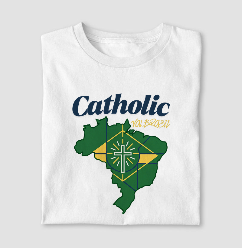 Camiseta Brasil Catholic