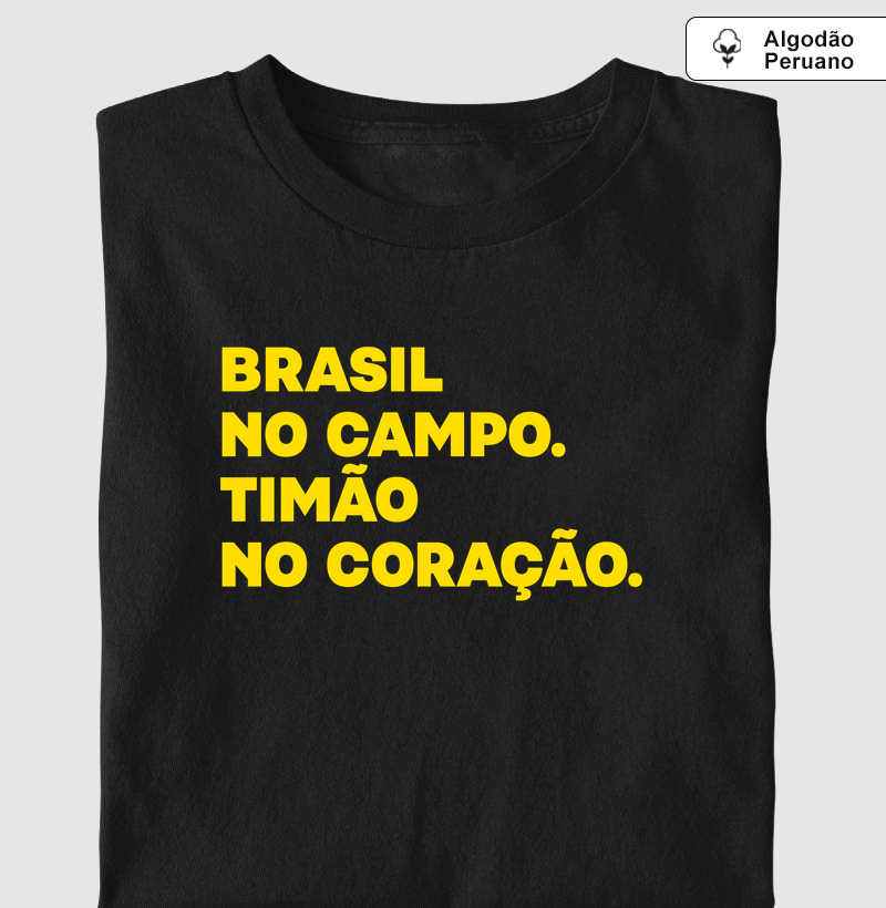Brasil no campo. Timão no coração.