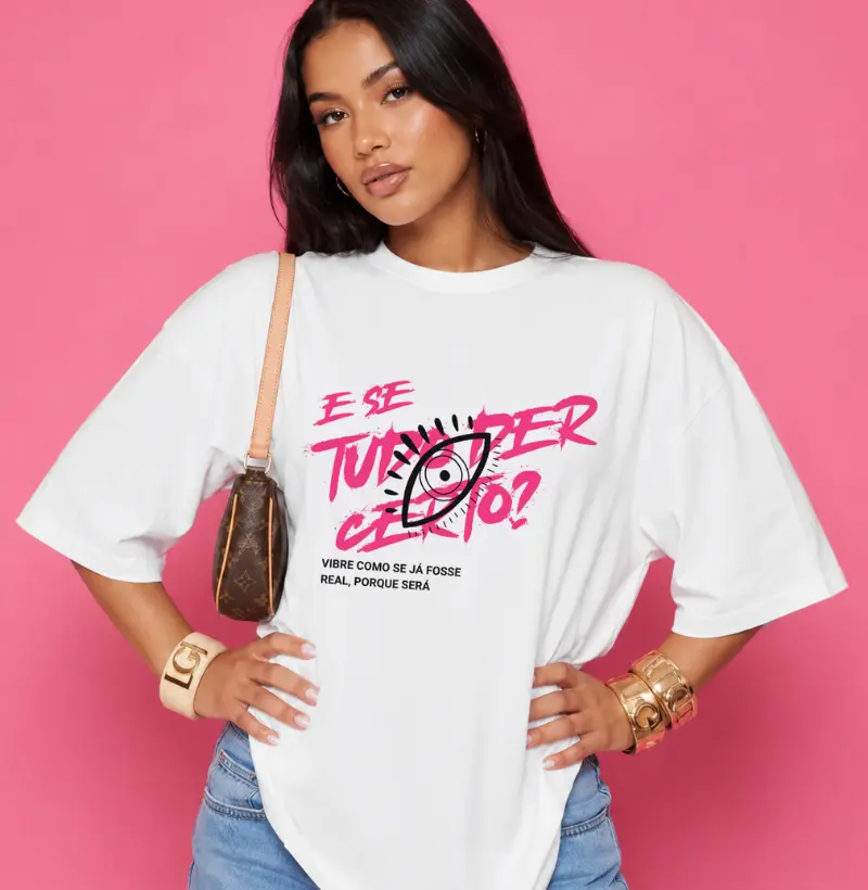 E se Tudo der Certo - Oversized Off White