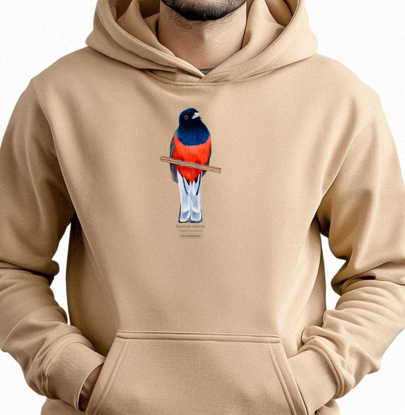 Aves do Brasil - Surucuá-variado - Moletom Hoodie