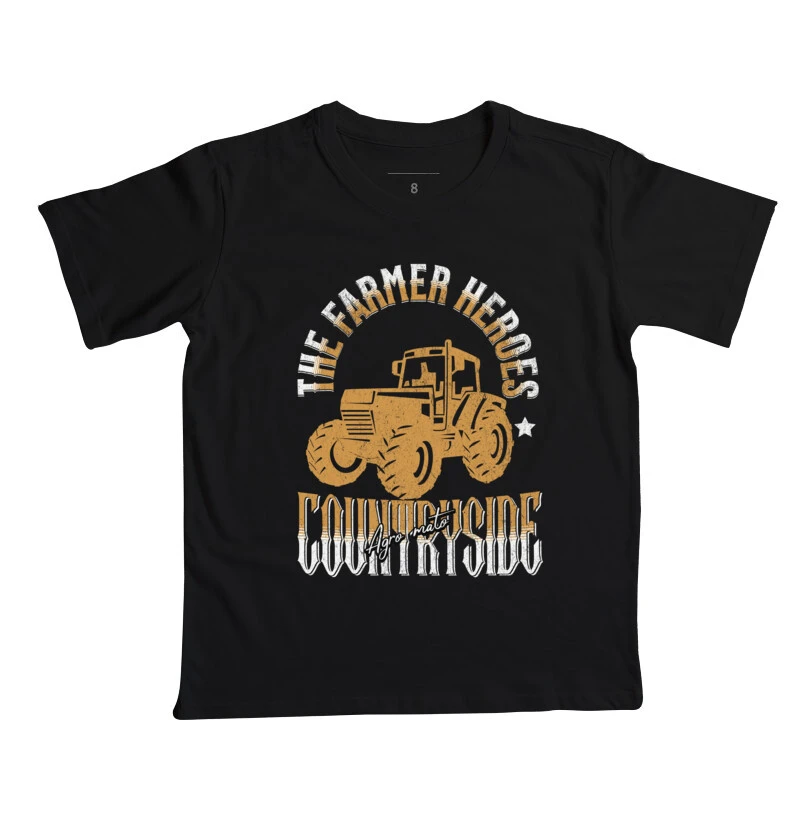 Camiseta Infantil The Farmer Heroes