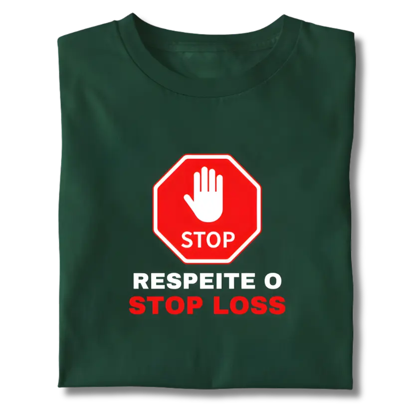 Camiseta Trader Respeite o Stop Loss