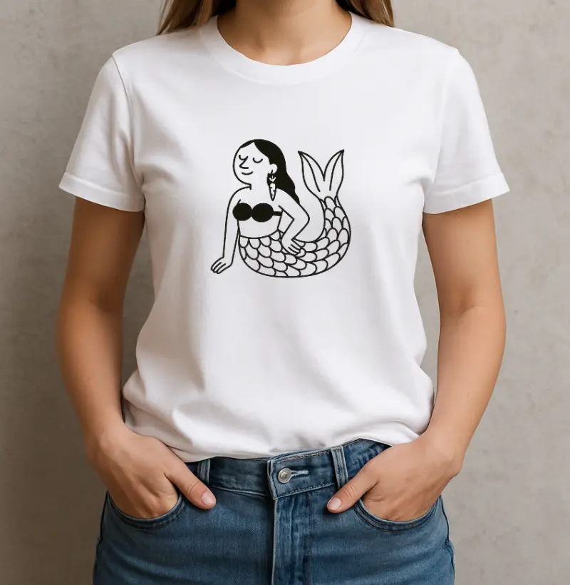 Camiseta Sereia Maísa - por Maísa Campos