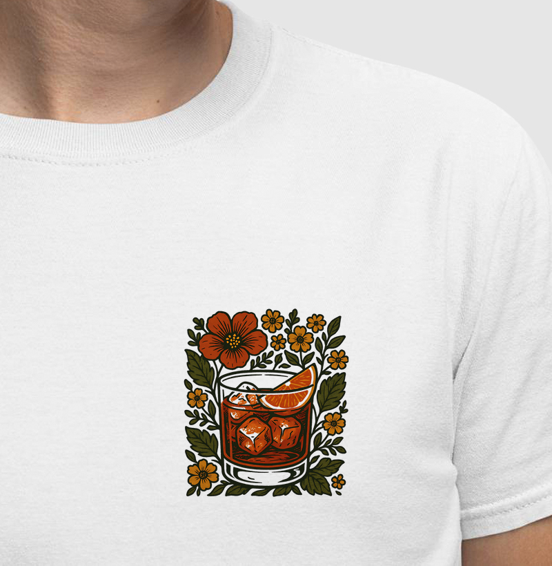 Camiseta Negroni Flower Bolso