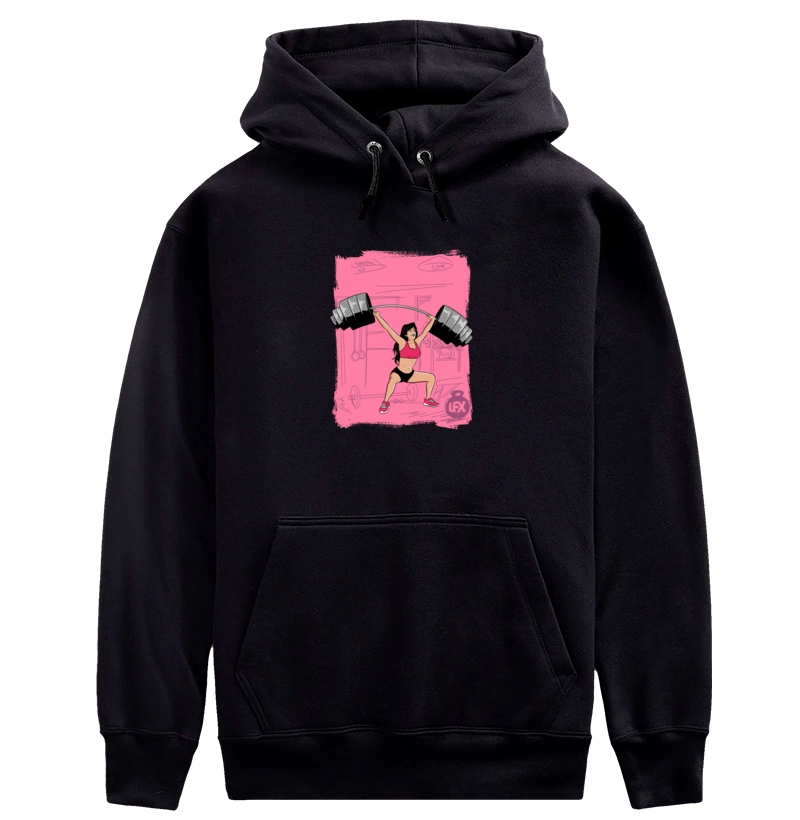 Moletom Mulher Levantando Barra v01