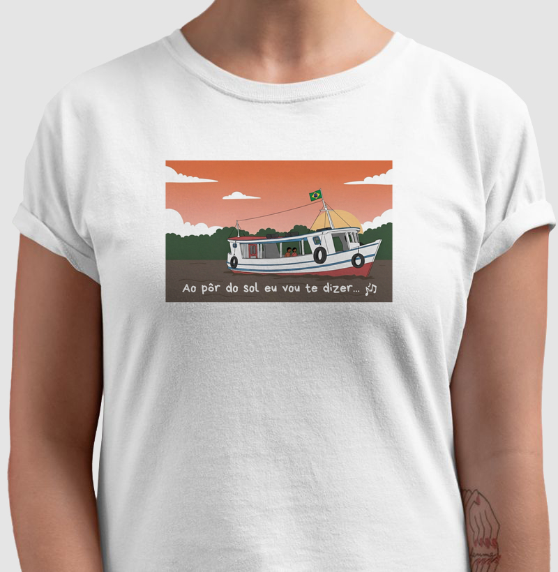 Camiseta “Ao pôr do sol”