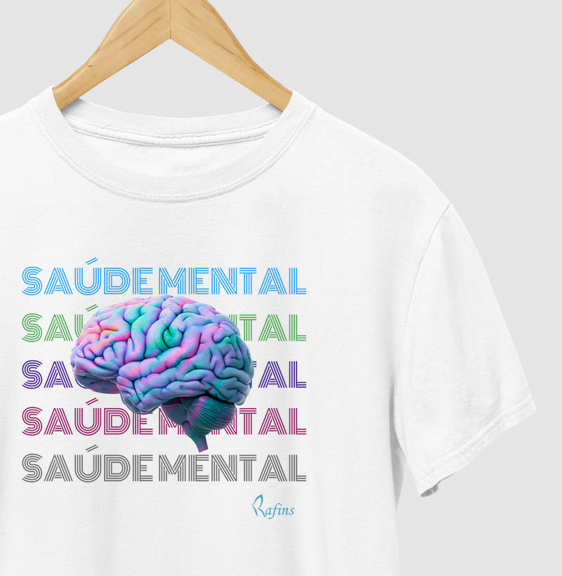 Camiseta Saúde Mental colors
