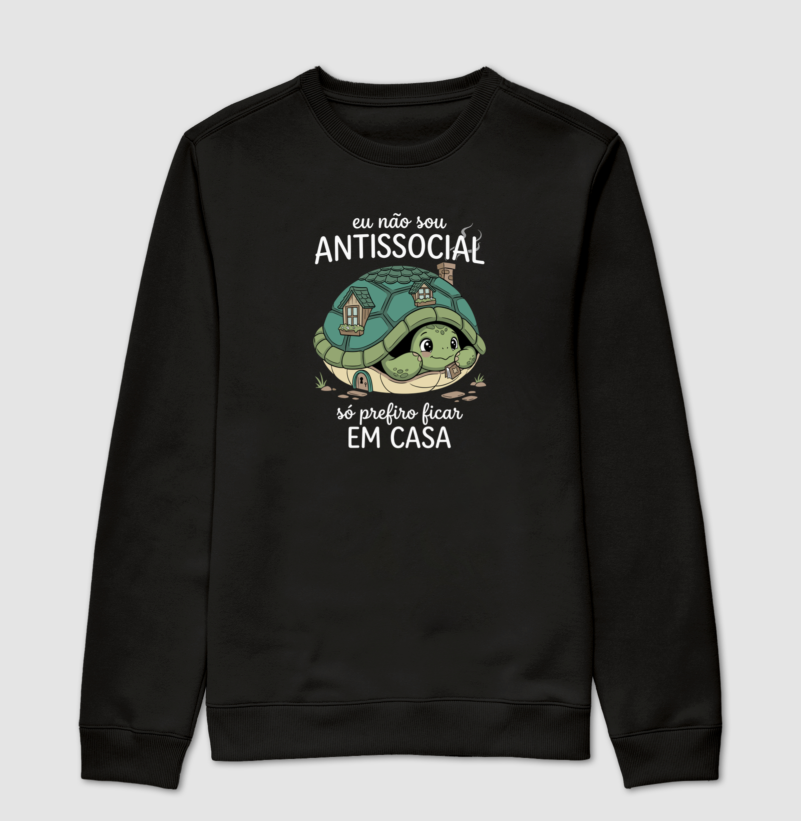 Eu Não Sou Antissocial - Suéter Moletom